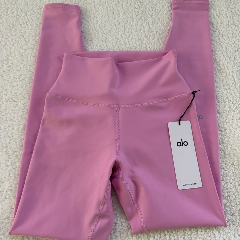 ALO Yoga Pink High-Waist Airlift Leggings Candy Heart Pink S